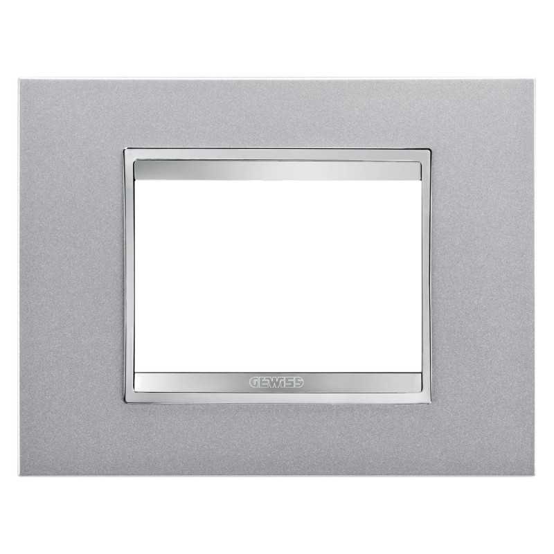 Placca Lux Titanio 3 Posti GW16203VT