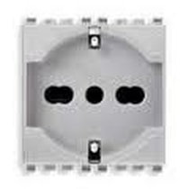Presa Vimar Eikon 2P+T 16A universale grigio