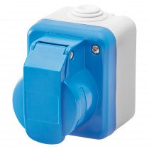 Presa Industriale da Parete 2P+T 16A 230V IP44 GW26222