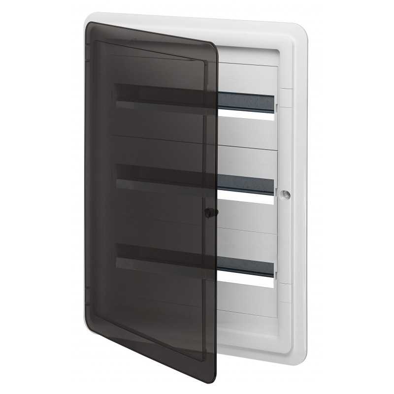 Centralino da incasso 54 moduli Portella Fume' colore bianco Vimar V53154