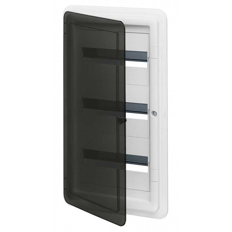 Centralino da incasso 36 moduli Portella Fume' colore bianco Vimar V53136