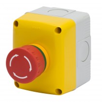 Pulsante di Emergenza con Riarmo a Rotazione IP66 GW27202