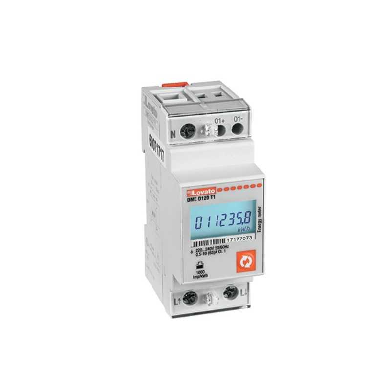 Contatore di Energia digitale Monofase 63A Lovato DMED120T1