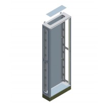 Quadro in metallo ALPHA630 IP55 senza porta 200x90x25 8GK23257KK43