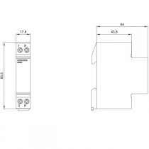 Sezionatore Portafusibile da 10,3X38mm 32A 1P+N Siemens 3NW7053