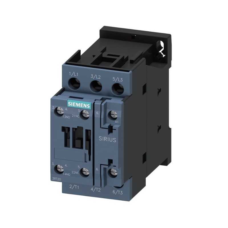 Contattore Tripolare 32A 15kW S0 1NA+1NC Bobina 24V DC 3RT20271BB40