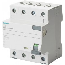 Interruttore Differenziale puro 4 poli 40A 0,5 Tipo A Siemens 5SV37446