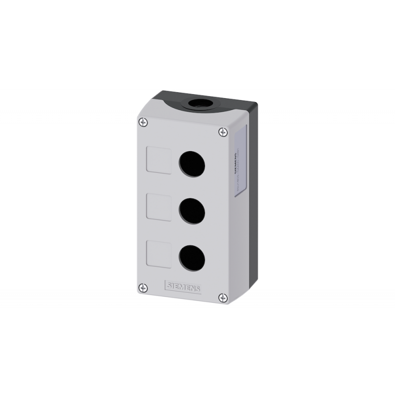 Pulsantiera in Plastica 3 Fori Vuota Siemens 3SU18030AA000AB1