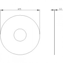 Targhetta Gialla 4 Lingue Diametro Esterno 75mm Siemens 3SU19000BC310NB0
