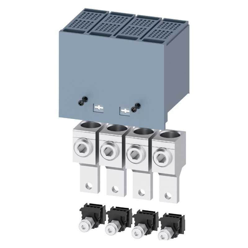 Morsetti per conduttori tondi e calotta di copertura 3VA1 160A Siemens 3VA91140JJ12