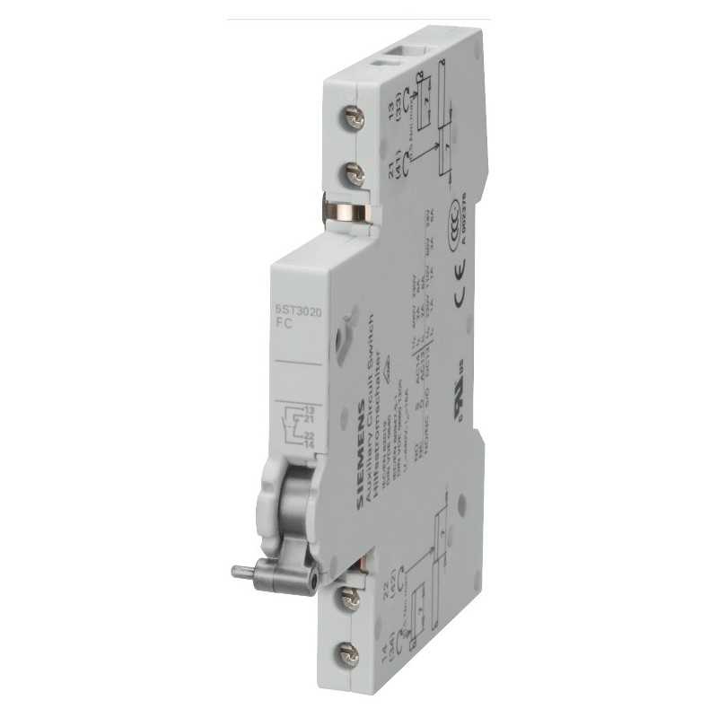 Contatto ausiliario per Magnetotermici e differenziali 1NC+1NO Siemens 5ST3010
