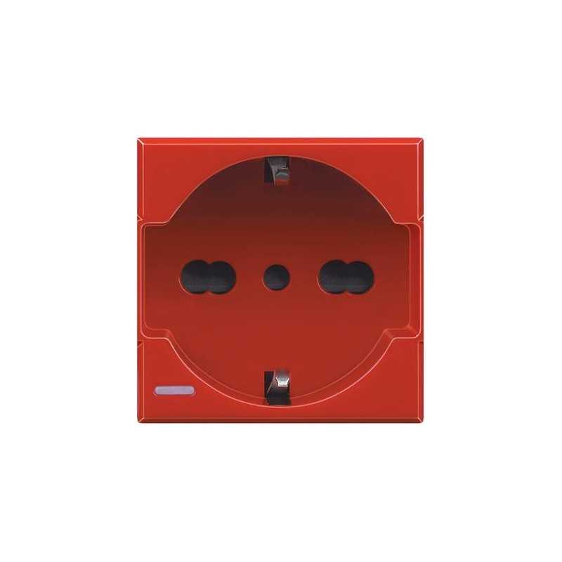 Presa Schuko Bipasso 10/16A 2 Posti Bticino Axolute H4140/16R