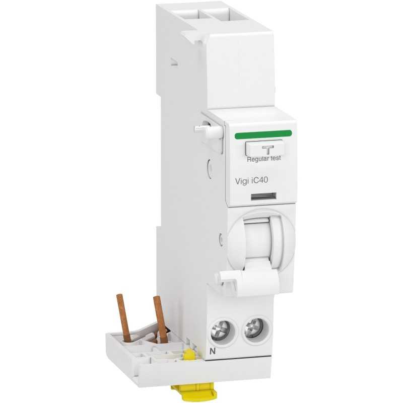 Blocco differenziale 1 Polo+N 25A 30MA ASI  1 Modulo Schneider A9Y84625