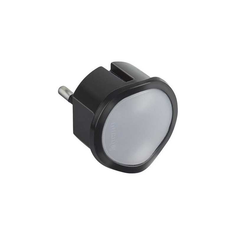 Adattatore Spina Standard Tedesca e Luce emergenza Nero Bticino S3625DL