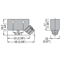 Copertura per Terminali con Passacavo Lovato KSSCB2