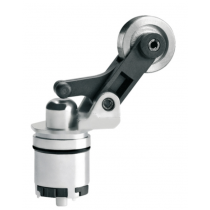 Testa a Leva con Rotella Laterale in Metallo per Finecorsa Lovato KXAD2