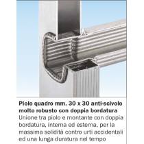 Scala Telescopica 8+8 Gradini in Alluminio Frigerio SCA 1970/16