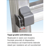 Scala Telescopica 10+10 Gradini in Alluminio Frigerio SCA 1970/20R