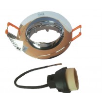 Faretto ad Incasso orientabile cromo lucido attacco GU10 Nobile 4112HCR