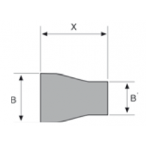 Riduzione Centrale da 200 a 150mm Zincata Sati 1041005