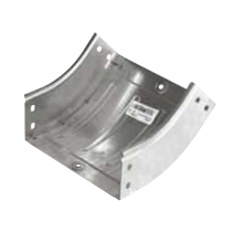 Curva in salita 45 gradi 150X80 zincata  Sati  1041203