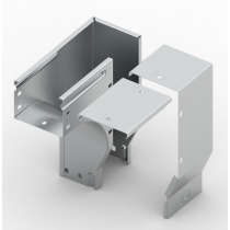 Curva Sinistra in Discesa 90 Gradi Sghemba 300X80 Zincata Sati 1042105