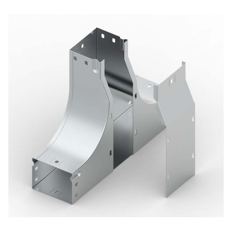Derivazione a T in Salita Sghemba 150X80 Zincata Sati 1042804