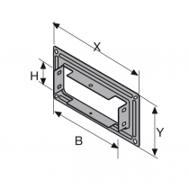 Flangia di Raccordo 80X80 Zincata Sati 1043301