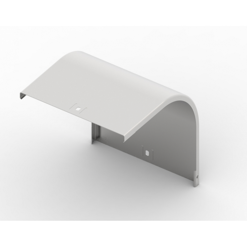 Coperchio in Discesa 90 Gradi 80X15 Zincato Sati 1050552