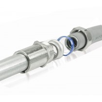 Raccordo Tubo Zincato 40MM - Tubo Flessibile 39MM TKG4040 Euro 2000 58240