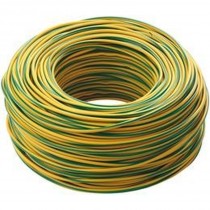 Cavo unipolare antifiamma 50mmq Giallo Verde 1Mt
