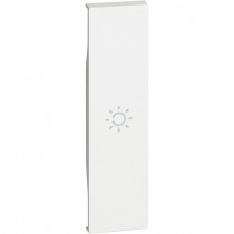 Cover illuminabile simbolo luce un modulo colore bianco Bticino Living Now KW01A