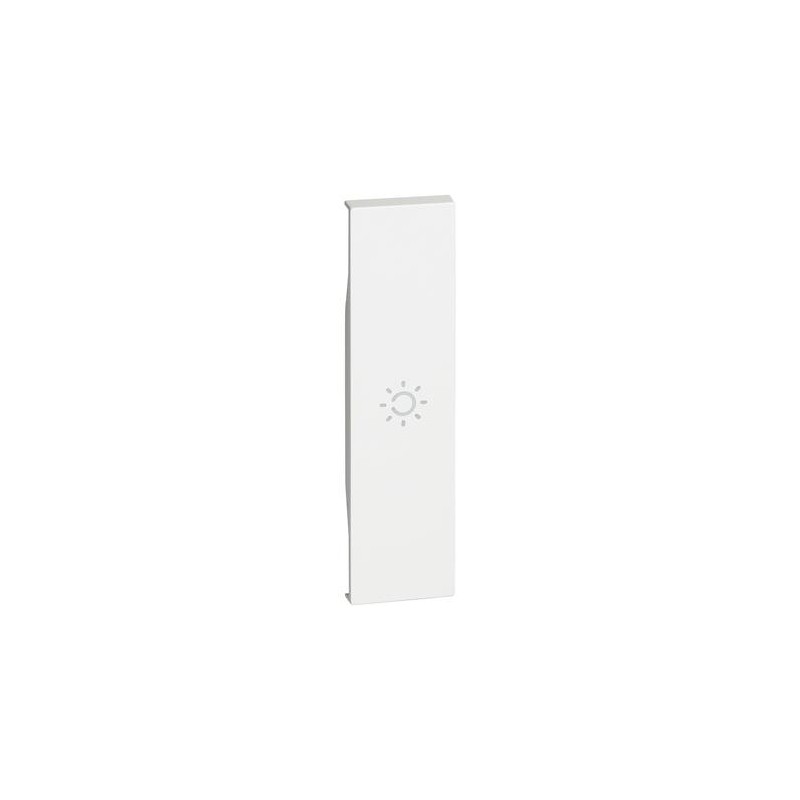 Cover illuminabile simbolo luce un modulo colore bianco Bticino Living Now KW01A