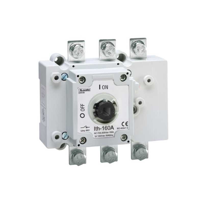 Sezionatore Tripolare  250A senza maniglia Lovato GE0250