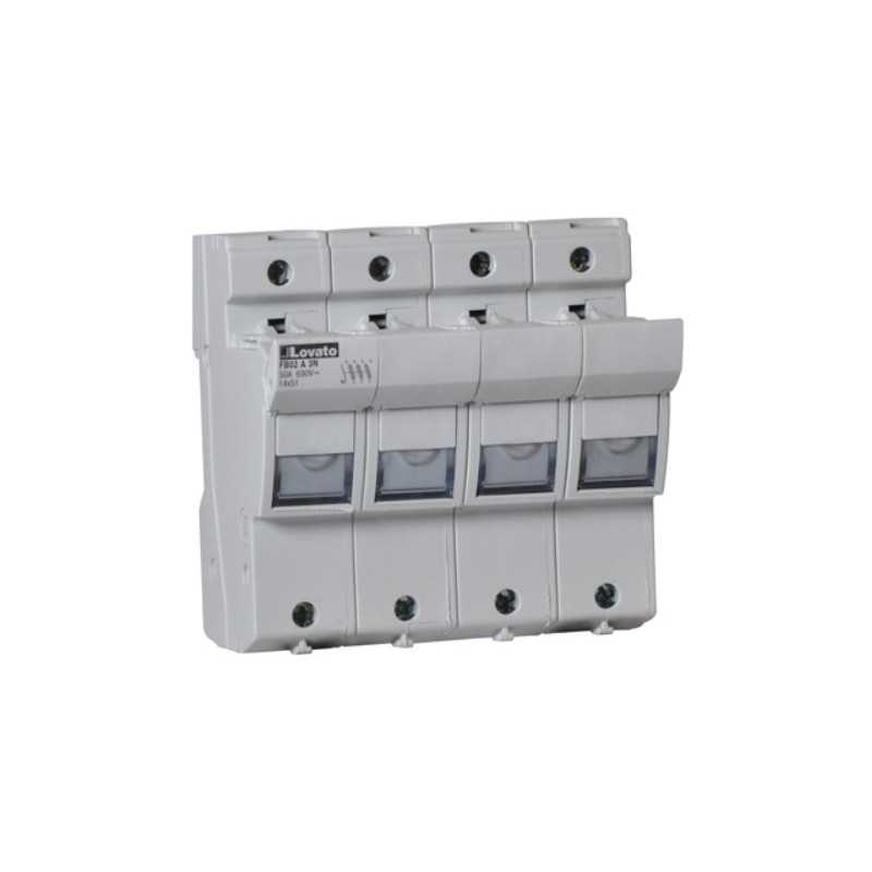 Portafusibile 3P+N per fusibili 14X51 fino a 50A Lovato FB02A3N