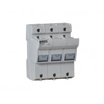Portafusibile 3 Poli per fusibili 14X51 fino a 50A Lovato FB02A3P