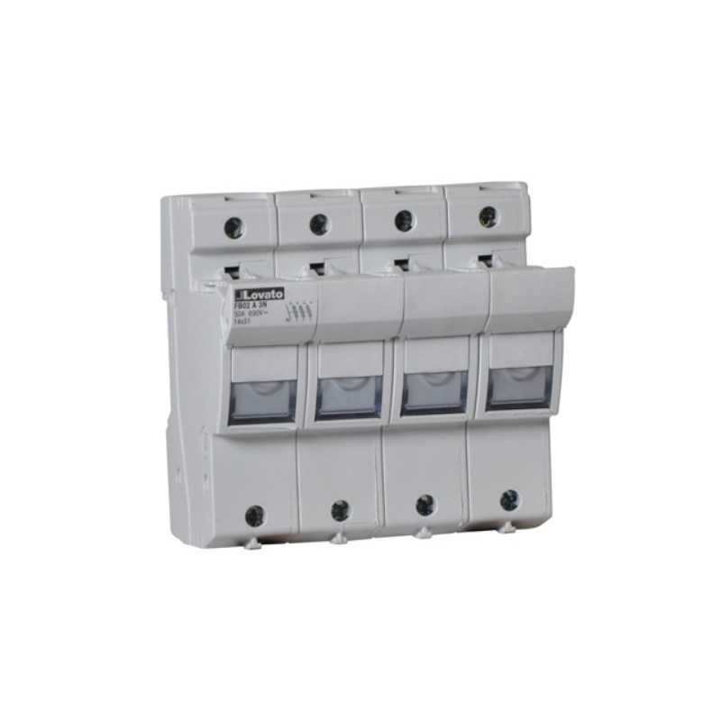 Portafusibile 3P+N per fusibili 22X58 fino a 125A Lovato FB03A3N