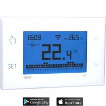 Termostato WiFi Touch Screen da Parete Bianco Tuo WiFi Vemer VE772000