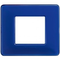 Placca Bticino Matix 2 posti Cobalto AM4802CBU