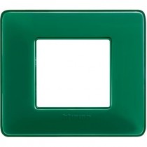 Placca Bticino Matix 2 posti Smeraldo AM4802CVS