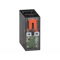 Rele' 1 Scambio con azionatore meccanico e led 16A bobina 12V DC Lovato HR501CD012