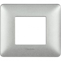 Placca Bticino Matix 2 posti Bianco Calce AM4802TBC