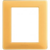 Placca 6 posti (3+3) Ambra Bticino Matix AM4826CAB