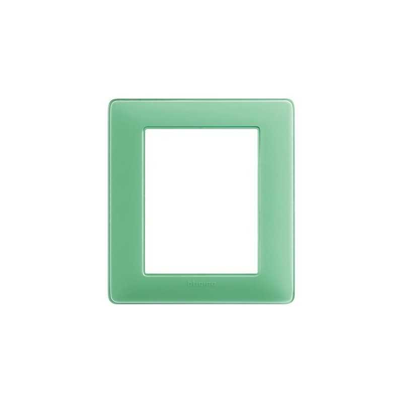 Placca 6 posti (3+3) Te Verde Bticino Matix AM4826CRD