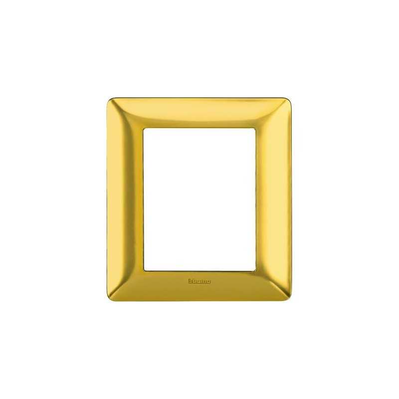 Placca 6 posti (3+3) Oro Satinato Bticino Matix AM4826GOS