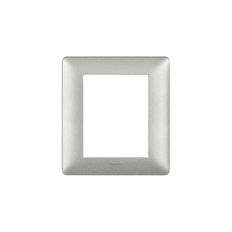 Placca 6 posti (3+3) Bianco Calce Matix AM4826TBC