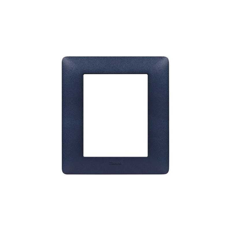 Placca 6 posti (3+3) Blu Mercurio Matix AM4826TBM