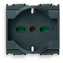 PRESA SCHUKO BIPASSO 10/16A VIMAR IDEA 16211