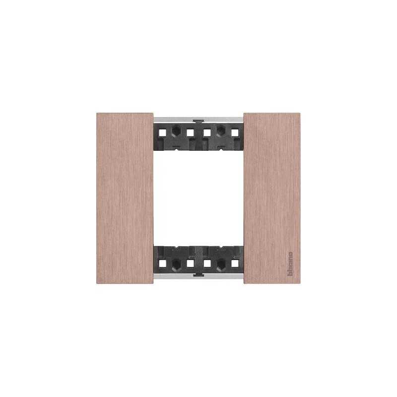 Placca Rame Bticino Living Now due posti Zama KA4802ZM