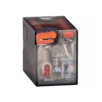 Rele' 2 Scambi con azionatore meccanico e led 7A bobina 12V DC Lovato HR602CD012